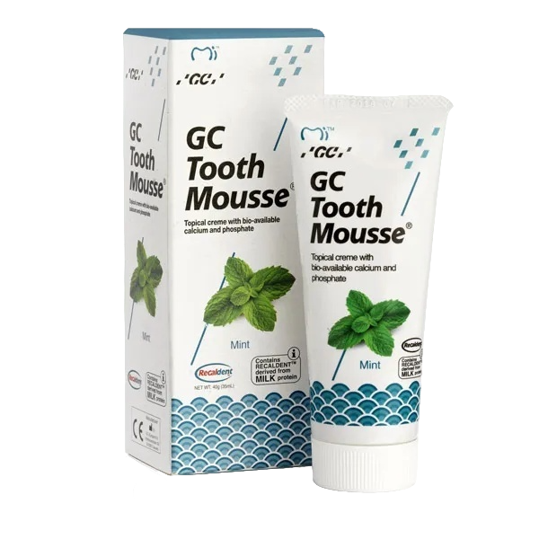 Тусс Мусс (Tooth Mousse), для снижения чувствительности, 40г, Мята