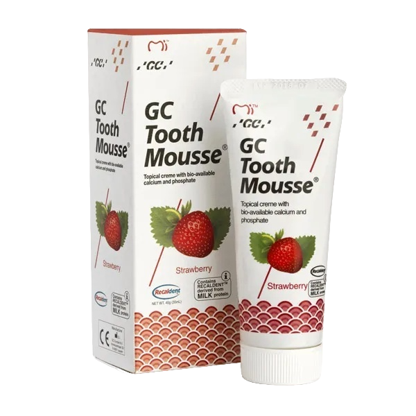 Тусс Мусс (Tooth Mousse), для снижения чувствительности, 40г, Клубника
