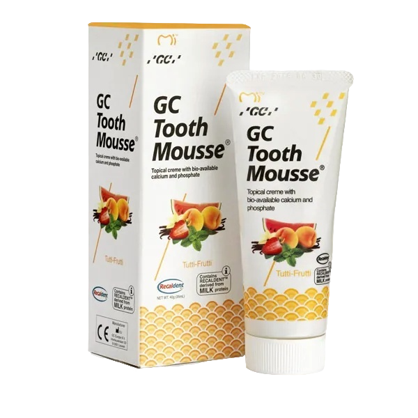 Тусс Мусс (Tooth Mousse), для снижения чувствительности, 40г, Мультифрукт