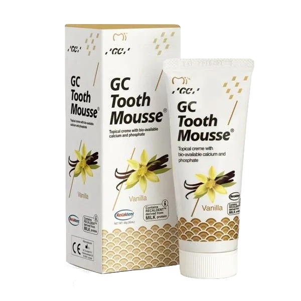 Тусс Мусс (Tooth Mousse), для снижения чувствительности, 40г, Ваниль