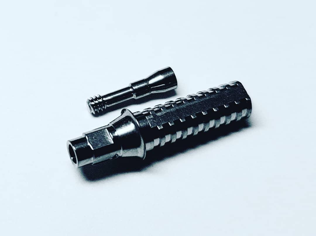 Абатмент временный, совместимый с Straumann Bone Level 4.1-4.8 RC Н 1.0 мм для одиночных конструкций